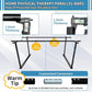 Physical therapy parallel bars, Walking assist bar for rehab & walking balance issues, Adjustable height & width (8FT)