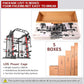 Power Cage,1600lbs Multi-Function Power Rack with Adjustable Cable Crossover System and More Training Attachment, Weight Cage for Home Gym