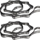 10PCS Nylon Daisy Chain Straps 23 KN for Aerial Yoga Hammock Swing Adjustable Aerial Silk Extender Hanging Rope for Aerial Yoga Belts 3.6FT 5.9FT Long