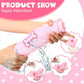 Chumia 4 Pcs Dog Towels for Drying Dog Puppy Bulk Microfiber Absorbent Paw Towel Pet Bathing Supplies Quick Drying for Medium Cats Pets Shower(24 x 40 Inch,Pink)