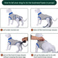 Kuoser Recovery Suit for Dogs Cats After Surgery, Professional Pet Recovery Shirt Dog Abdominal Wounds Bandages, Substitute E-Collar & Cone,Prevent Licking Dog Onesies Pet Surgery Recovery Suit