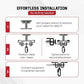 Yes4All Punching Bag Hanger, Stainless Steel Swivel Chain with 4 Snap Hooks for Heavy Bag, Gym Swing, Trapeze, and Hammock