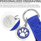PUPTECK No Pull Dog Harness Soft Adjustable Basic Nylon Step in Puppy Vest Outdoor Walking with ID Tag and A-ir Tag Case, Navy Blue, S