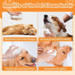 Cat Steam Brush,Rechargeable Pet Steam Brush for Cats Dogs,Silicone Dog Brushes for Short&Long Haired Dogs,3 In 1 Pet Hair Remover Tool for Massage Grooming,Cleaning,Shedding White