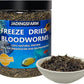 JADINGSFRAM Blood Worms Fish Food 3.5 oz, Freeze Dried Bloodworms for Fish, Bloodworms Fish Food for Freshwater Saltwater Tropical Fish Betta Cichlid Goldfish Guppy Turtle (3.5 OZ)