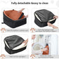 Dog Car Seat for Small Medium Dogs,Detachable Washable Dog Booster Seat Under 30lbs, Pet Car Seats Travel Bed with Storage Pockets and Safety Belt(Black/Z)