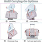 FIORETTO Women's Gym Duffle Bag with Shoes Compartment, 37L Capacity, Ideal for Travel, Gym, Sports, Duffel, Weekender