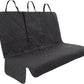 Lusso Gear Dog Car Seat Cover for Back Seat - 100% Waterproof - Full Protection from Mud, Scratches, Shedding - Non-Slip Rear Seat Protector for Dogs - Secure Fit for Car, Truck, SUV (Black)