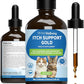 Pet Wellbeing Itch Support Gold for Cats - Occasional Itching, Scratching, and Hot Spots, Environmental and Seasonal Allergies, Dong Quai - Veterinarian-Formulated Herbal Supplement 4 oz (118 ml)