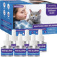 6 Pack Cat Calming Diffuser Refills - Cat Pheromones Calming Diffuser Refill Relieve Anxiety & Stress 6 Month Supply, Cat Pheromone Diffuser Refills (Fits All Common Diffuser Heads)