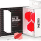 RED DRAGON Darts – Nitro Flite Integrated Flight & Shaft System – No.2 Shape and Design - Available in Short, Intermediate & Medium - Available in Variety of Colours - Professional Darts Accessories