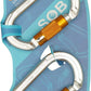 SOB Auto Locking Climbing Carabiner Clips,Heavy Duty Asymmetrical Carabiner Connector Used for Rappelling Gear Rescue Outdoor Projects Dog Leash