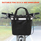 Bike Basket Front Dog Basket for Bike, Bike Baskets for Adult Bikes, Bike Bags for Bicycles, Removable Bicycle Basket, Folding Small Pet Bag for Shopping Camping Cycling