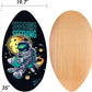 seething 35 Inch Skimboard with High Gloss Coat Wood Skim Board for Beginners,Kids, Teenagers, Adults and All Skimming
