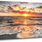 Yxbhhym-Large Pictures for Living Room Wall Decor Beach Wall Art Black and White Ocean Room Decor Sunset Canvas Prints Art Seascape Prints Poster Painting for Bedroom Wall Art Home Office Decoration