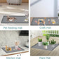 Cat Litter Mat for Litter Box, Silicone Large Cat Litter Trapping Mat - 34x22 in, Waterproof & Non-Slip, Durable & Easy Clean, Gray
