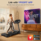 Treadmills for Home Use, Walking Pad Treadmill with Incline, Auto Foldable Treadmill for Home, 8.0 MPH Running Treadmill with Bluetooth Enabled, 300 lbs User Capacity