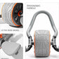 DMoose Fitness Ab Roller Wheel with Elbow Support & 2 Knee Pads - Abdominal Exercise Trainer for Core Strength Training - Ultimate Abs Workout Equipment for Home and Gym - Ab Machine for Men & Women