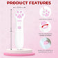 O'ANTOO Cat Toy - Dog Toy | Wall Image Projector | Indoor Interactive Cat Toy with 5 Different Designs | Ideal for Dog, Cat, Kitten, Puppy (White)