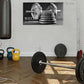YeiLnm Workout Pictures for Home Gym Room Canvas Motivational Wall Decor 20"x36"