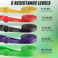WHATAFIT Resistance Bands, Pull Up Assistance Bands, Exercise Bands, Workout Bands Set for Men and Women Home Fitness, Body Stretching, Strength Training, Physical Therapy