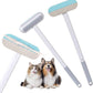4-in-1 Pet Deshedding Tool for Cats and Dogs, a Multi-Functional pet Hair Remover. This extendable Dog and cat Hair Removal Brush is Suitable for Furniture, Sofas, and Carpets
