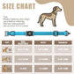 AirTag Dog Collar - Leather Dog Collar with Airtag Holder | IP68 Waterproof AirTag Holder with Metal Buckle, Comfortable GPS Dog Collars Tracker for Medium Large Dogs (Blue, M)