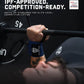 Gymreapers Weightlifting Wrist Wraps (IPF Approved) 18" Professional Quality Wrist Support with Heavy Duty Thumb Loop - Best Wrap for Powerlifting Competition, Strength Training, Bodybuilding