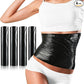 60 Meters Black Osmotic Plastic Body Wrap, Workout and Sweat Enhancer Stomach Wrap Body Wrap Film Applicator Power Wrap(4 Rolls)
