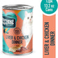 A Strong Heart Canned Wet Cat Food, Liver & Chicken Dinner - 13.2 oz Cans (Pack of 12), Made in The USA with Real Chicken & Liver