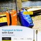 OCEANBROAD Kayak Paddle 86in/218cm, 90.5in/230cm Alloy Shaft 2-Piece Floatable Kayak Oar for Kayaking Canoeing Boating