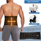 MISS MOLY Waist Trainer for Men Corset with Steel Bones Stomach Belt Waist Trimmer Belly Girdle for Fitness Body Shaper