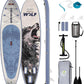 10’6/11’6 Inflatable Stand Up Paddle Board with Premium Paddleboards Accessories, Wide Stable Designed SUP Paddleboard for Adults & Youth.