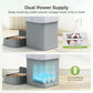 Automatic Cat Feeder for Pets, Programmable Meal Dispenser, for Timed Meals for Up to Cats & Dogs Including Dual Power Supply, and Capacity for 4 Meals Daily