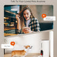 WOPET Automatic Cat Feeder with Camera for Two Cats, 6L Automatic Dog Feeder with HD Video and Night Vision, 5G/2.4G WiFi Pet Feeder for Cats & Dogs, SD Card Storage & 2-Way Audio
