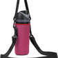 Neoprene Water Bottle Carrier Bag with Adjustable Shoulder Strap for Owala 24 OZ Tumbler, Insulated Water Bottle Cover for Owala FreeSip Insulated Water Bottle (Mauve, 24 OZ)