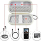 MP3 & MP4 Player Case for SOULCKER/G.G.Martinsen/Grtdhx/iPod Nano/Sandisk Music Player/Sony NW-A45 and Other Music Players with Bluetooth. Fit for Earbuds, USB Cable, Memory Card - White