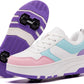 Roller Skate Shoes for Kids Girls Boys Detachable Wheeled Fashion Sneakers