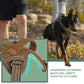 BUMBIN Tactical Dog Harness for Large Dogs No Pull, Famous TIK Tok No Pull, Fit Smart Reflective Pet Walking Harness for Training, Adjustable Dog Vest Harness with Handle Brown L