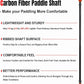 Kayak Paddle Premium Carbon Fiber Paddle with Reinforced PP + Fiberglass Blade, Floating Adjustable Kayaking Oars, 3 Piece, 220-240 cm/86-94 Inches, 240-260 cm/94-102 Inches