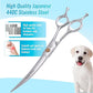 Dog Grooming Scissors: 7.0 inch Curved Pet Shears Made Of Japanese 440C Advanced Stainless Steel Professional Grooming Scissors for Dogs Cats and Other Pets