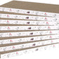 8 Packs in 1 Cat Scratch Pad, Cat Scratcher Cardboard,Reversible,Durable Recyclable Cardboard, Premium Scratch, Suitable for Cats to Rest, Grind Claws and Play