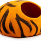 Woolygon Premium Felt Cat Cave Bed – Wool Kitty Beds Handcrafted Kitten Caves Bed for Indoor Cats - Made from 100% Eco-Friendly Merino Wool, Foldable Cat Hidewawy Covered Cat House Pod