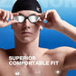 ZIONOR G1 Lite Swim Goggles with Swim Cap Comfortable Anti-fog Swimming Goggles Cap Set for Adult Men Women