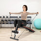 GYMAX Sit Up Bench, 330lbs Folding Decline Workout Bench with Spring Handle, Elastic Ropes & 4 Level Adjustable Height, Incline Weight Bench for Situp, Ab Crunch, Strength Training Exercise for Home Gym