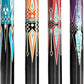 Pool Stick Set of 4, Pool Sticks for Adults, 58inch Billiard Cue Sticks with Maple Wood, Bar Billiard Cue Stick for Professional Billiard Players - 18oz, 19oz, 20oz, 21oz
