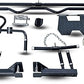 MiM USA Hercules EX, Commercial All in One Gym Machine w/400 lb Weight Stack, Adj Bench, Jammer Arms, Leg Press, Leg Extension, Arm Curl, LAT Seat & Complete Attachment