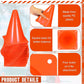 Syhood 30 Pack 7 Inch Plastic Traffic Cones Sports Training Agility Marker Mini Cones for Soccer, Skating, Football, Basketball, Indoor and Outdoor Games Sports Practice Equipment