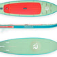 iROCKER Cruiser 7.0 Inflatable Stand Up Paddle Board Premium SUP and Accessories - Beginner Friendly - Extra Wide Base - Tandem Capable