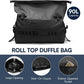 Haimont Large Waterproof Duffel Backpack Roll-Top Heavy Duty Dry Duffle Bag for Boating, Travel, Motorcycle, Kayaking, Camping, 60L